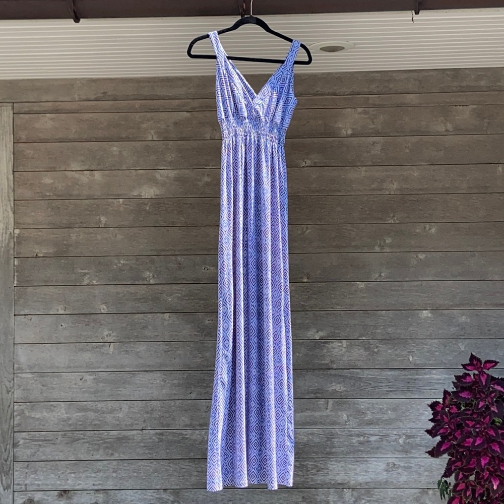 Long blue dress, Amy Matto